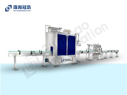 自動(dòng)16頭醫(yī)用鹽水防腐灌裝、旋蓋生產(chǎn)線